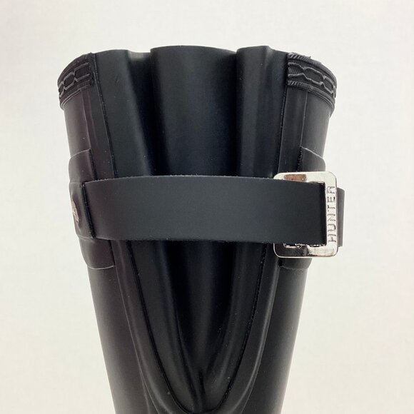 Hunter Women's Original Back Adjustable Short Boots in Size 8, WFS1013RMA-BLK(4) - Picture 8 of 10